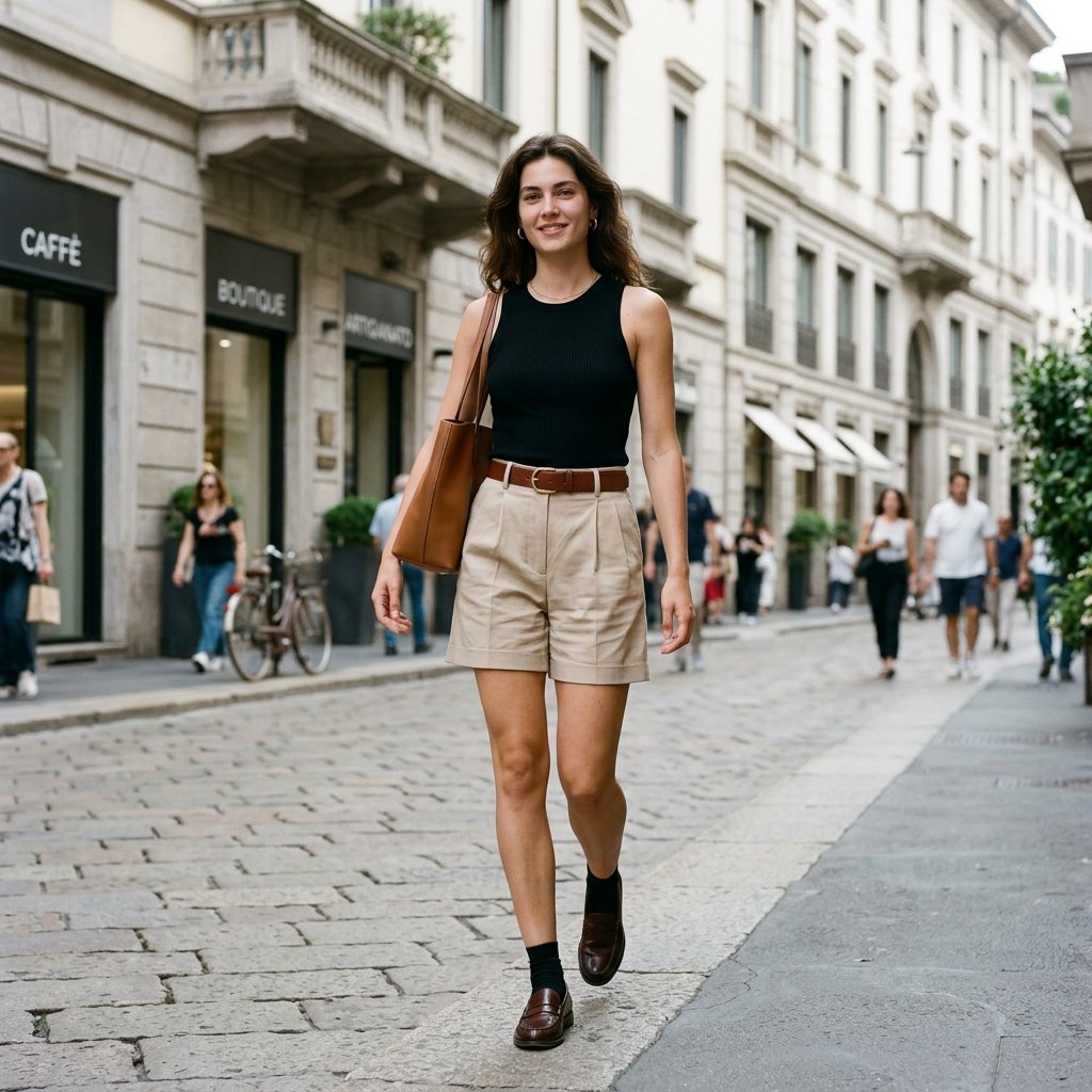 Milanese Tailored Shorts