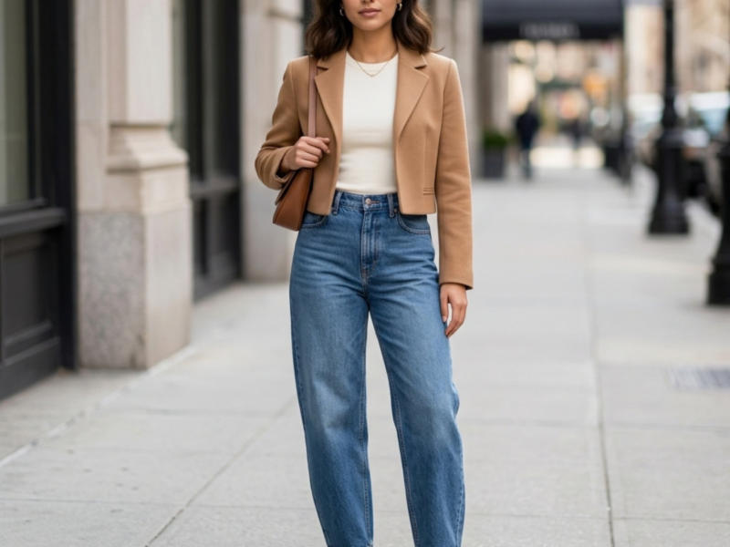 how to style barrel jeans