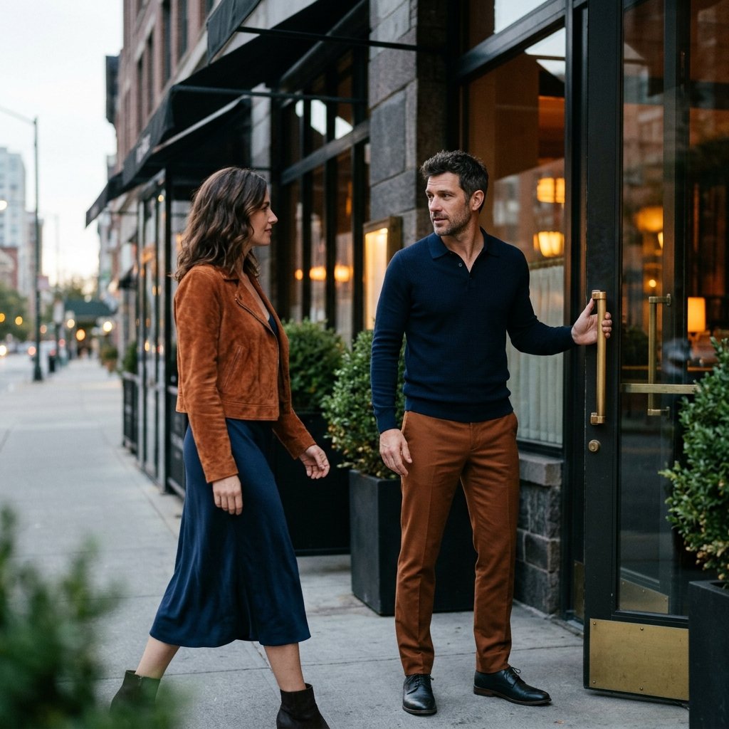 Copper Suede + Midnight Basics