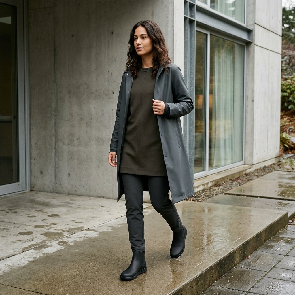 The Modern Minimalist Look with a Sleeveless Tunic and Slim Pants