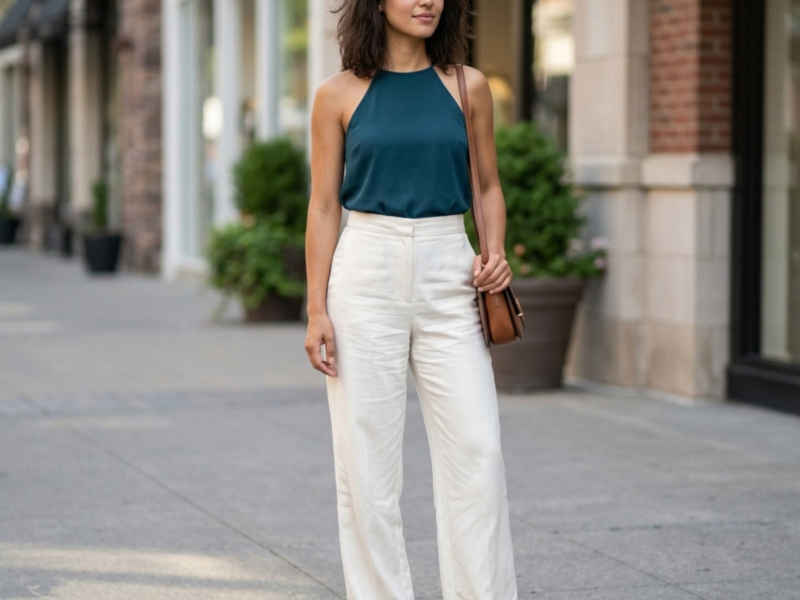 halter top outfit ideas