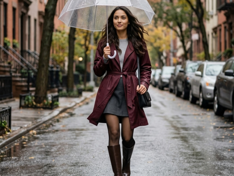 rainy day outfits
